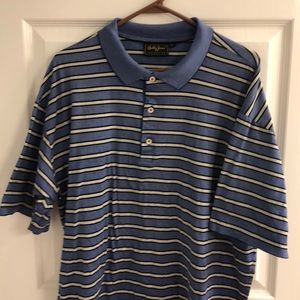 Bobby Jones Golf Polo - XL - Blue & Yellow